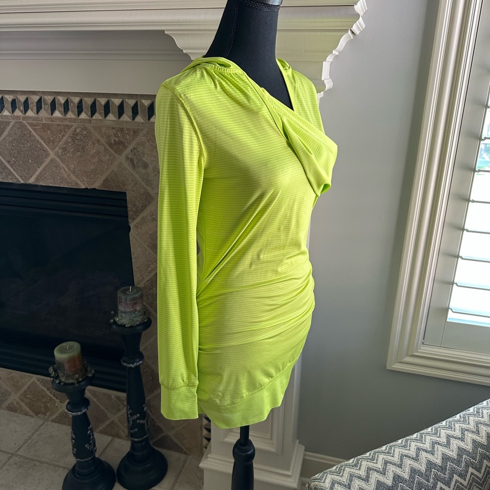 Soybu Neon Green Hooded Tunic - Picture 11 of 12
